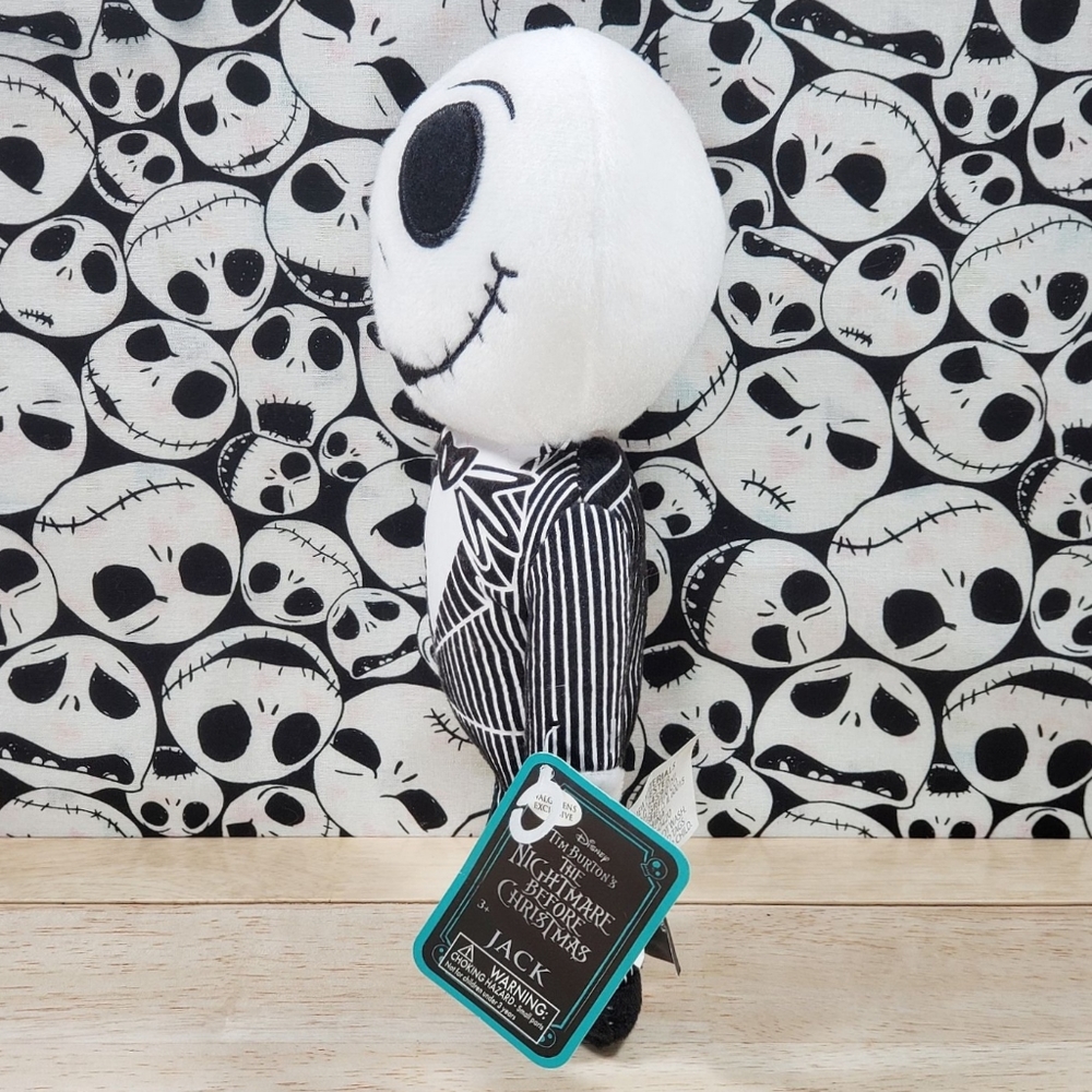 Nightmare Before Christmas Jack Skellington Halloween Disney Movie Plush NWT - Picture 4 of 11